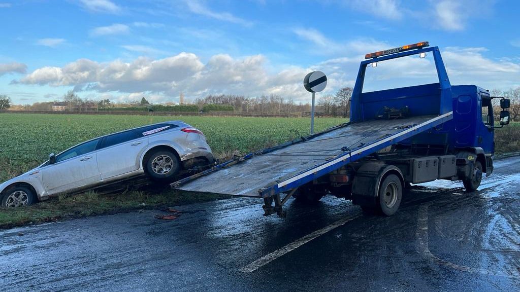 Recovering Vehicles in Hazardous Conditions